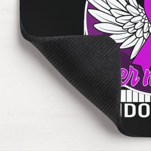 Bewustmaking van overdosering Mijn broer's Wings H Muismat (Hoek)