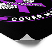 Bewustmaking van overdosering Mijn broer's Wings H Poster (Hoek)