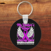 Bewustmaking van overdosering Mijn broer's Wings H Sleutelhanger (Voorkant)