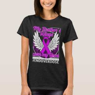 Bewustmaking van overdosering Mijn broer's Wings H T-shirt