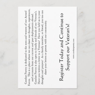 Bewustmaking van poëzie bestrijden kaart