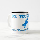 BEWUSTMAKING VAN PROSTAATKANKER ONDERSTEUNEN TWEEKLEURIGE KOFFIEMOK (Voorkant links)