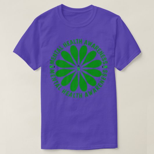 Bewustmaking van psychische aandoeningen t-shirt (Design voorkant)