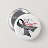 Bewustmaking van rollint-breinkanker ronde button 5,7 cm (Voorkant /achterkant)