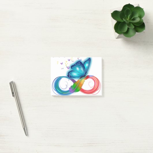 Bewustmaking van schildklierkanker nooit opgeven post-it® notes (Kantoor)