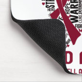 Bewustmaking van sikkelcelanemie Maand Ribbon-cade Muismat (Hoek)