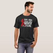 Bewustmaking van sikkelcelanemie t-shirt (Voorkant volledig)