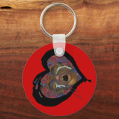 Bewustmaking van sikkelcelpijn - Tien opnieuw gede Sleutelhanger (Voorkant)