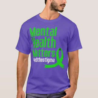 Bewustmaking van stigmatisering en geestelijke gez t-shirt