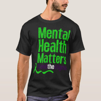 Bewustmaking van stigmatisering en geestelijke gez t-shirt