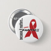 Bewustmaking van streke ronde button 5,7 cm (Voorkant /achterkant)