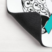 Bewustmaking van tattoo Butterfly - baarmoederhals Muismat (Hoek)