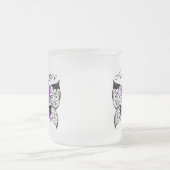 Bewustmaking van tattoo Butterfly - Pancreaskanker Matglas Koffiemok (Center)