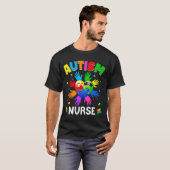 Bewustmaking van zure zure autisme Hart Puzle Rais T-shirt (Voorkant volledig)