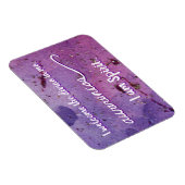 "Bewustmaking" Violet Crown Chakra WordMagnets Magneet (Rechterzijde)