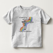 Bewustmaking voedingsbuis Regenboog Kinder Shirts (Voorkant)