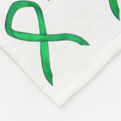 Bewustmaking voor bijnierkanker Klontendoekjes Fleece Deken (Hoek)