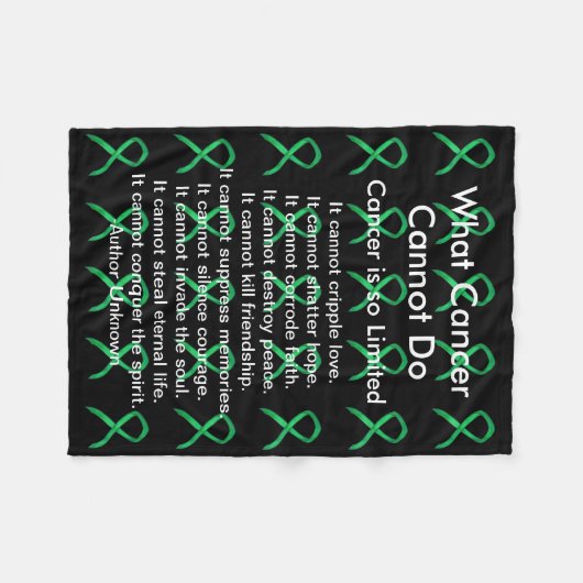 Bewustmaking voor bijnierkanker Klontendoekjes Fleece Deken (Voorkant (Horizontaal))