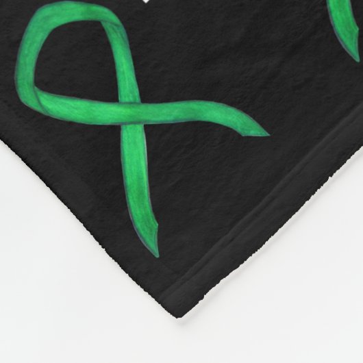 Bewustmaking voor bijnierkanker Klontendoekjes Fleece Deken (Hoek)