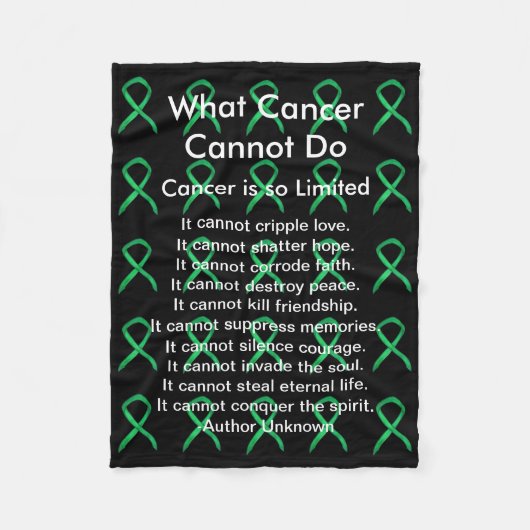 Bewustmaking voor bijnierkanker Klontendoekjes Fleece Deken (Voorkant)