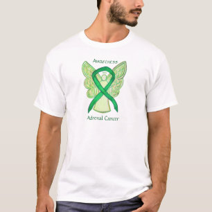 Bewustmaking voor bijnierkanker Ribbon Angel Art S T-shirt