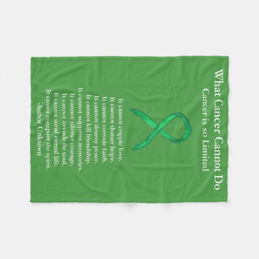 Bewustmaking voor bijnierkanker Ribbon Soft Chemo  Fleece Deken (Voorkant (Horizontaal))