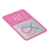 Bewustmaking voor borstkanker bij mannen Ribbon An Magneet (Rechterzijde)