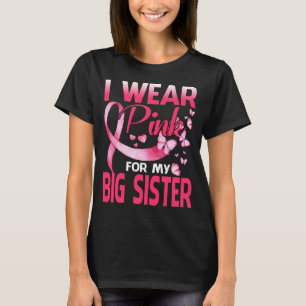 Bewustmaking voor borstkanker Ik Draag roze voor m T-shirt