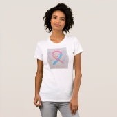 Bewustmaking voor borstkanker Ribbon Angel Shirt (Voorkant volledig)