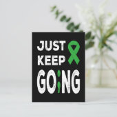 Bewustmaking voor geestelijke gezondheid gewoon do briefkaart (Staand voorkant)