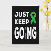 Bewustmaking voor geestelijke gezondheid gewoon do kaart (Gele Bloem)