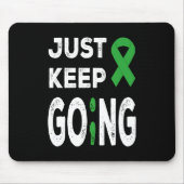 Bewustmaking voor geestelijke gezondheid gewoon do muismat (Voorkant)