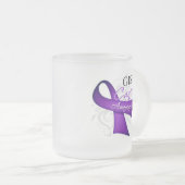 Bewustmaking voor GIST-kanker met rollint Matglas Koffiemok (Voorkant rechts)