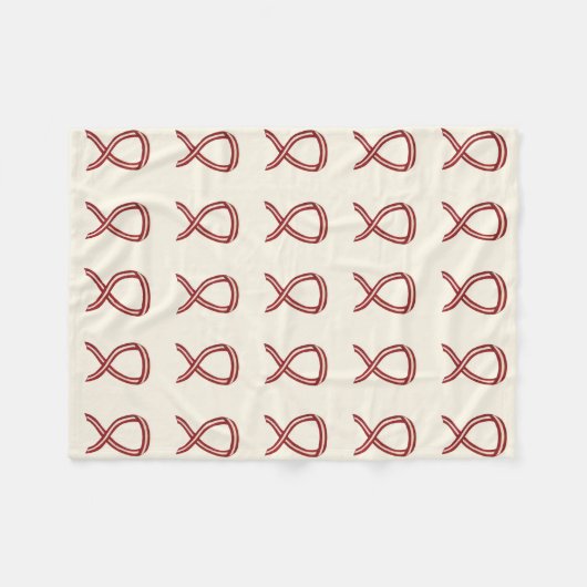 Bewustmaking voor hoofd- en nekkanker lint zachte  fleece deken (Voorkant (Horizontaal))