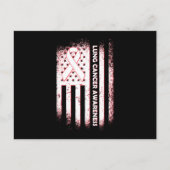 Bewustmaking voor kanker Overlevingskansen Lung Ca Briefkaart (Voorkant)