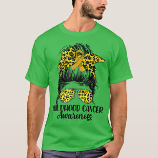 Bewustmaking voor kinderkanker Bun Leopard Gold T-shirt