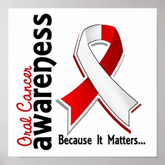 Bewustmaking voor orale kanker 5 poster (Voorkant)