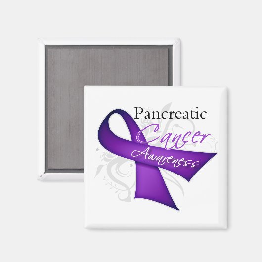 Bewustmaking voor pancreaskanker met rollint magneet (Voorkant / Achterkant)