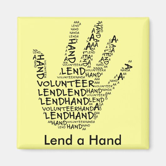 Bewustmaking vrijwilliger: Lend een handheld Magneet (Voorkant)