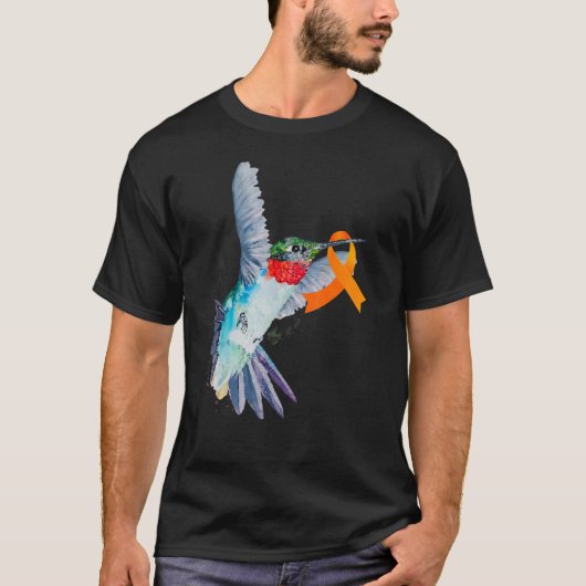 Bewustmakings- en bewustmakingscampagne tegen long t-shirt (Voorkant)