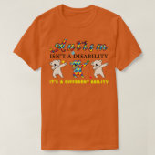 Bewustmakingsautisme is een handicap en een andere t-shirt (Design voorkant)