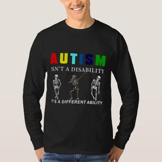 Bewustmakingsautisme is een handicap, het is een v t-shirt (Voorkant)