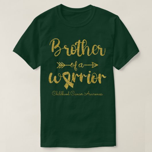 Bewustmakingsbroer van een kinderkanker 24 t-shirt (Design voorkant)