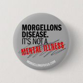 BewustmakingsButton - Grijs Ronde Button 5,7 Cm (Voorkant)