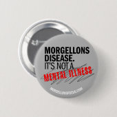 BewustmakingsButton - Grijs Ronde Button 5,7 Cm (Voorkant /achterkant)