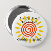 BewustmakingsButton Ronde Button 4,0 Cm (Voorkant /achterkant)