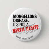 BewustmakingsButton - Wit Ronde Button 5,7 Cm (Voorkant)