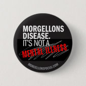 BewustmakingsButton - zwart Ronde Button 5,7 Cm (Voorkant)