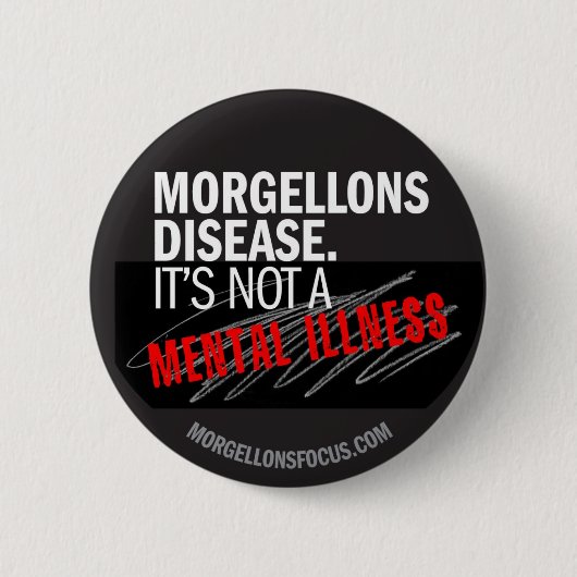 BewustmakingsButton - zwart Ronde Button 5,7 Cm (Voorkant)