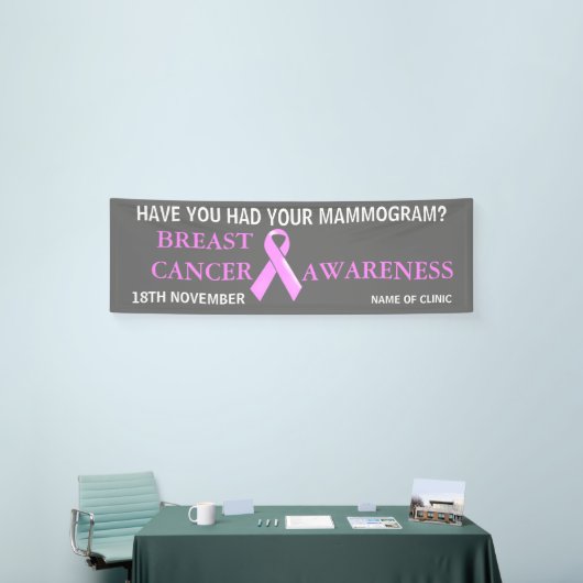 Bewustmakingscampagne voor borstkanker | Personali Spandoek (Beurs)